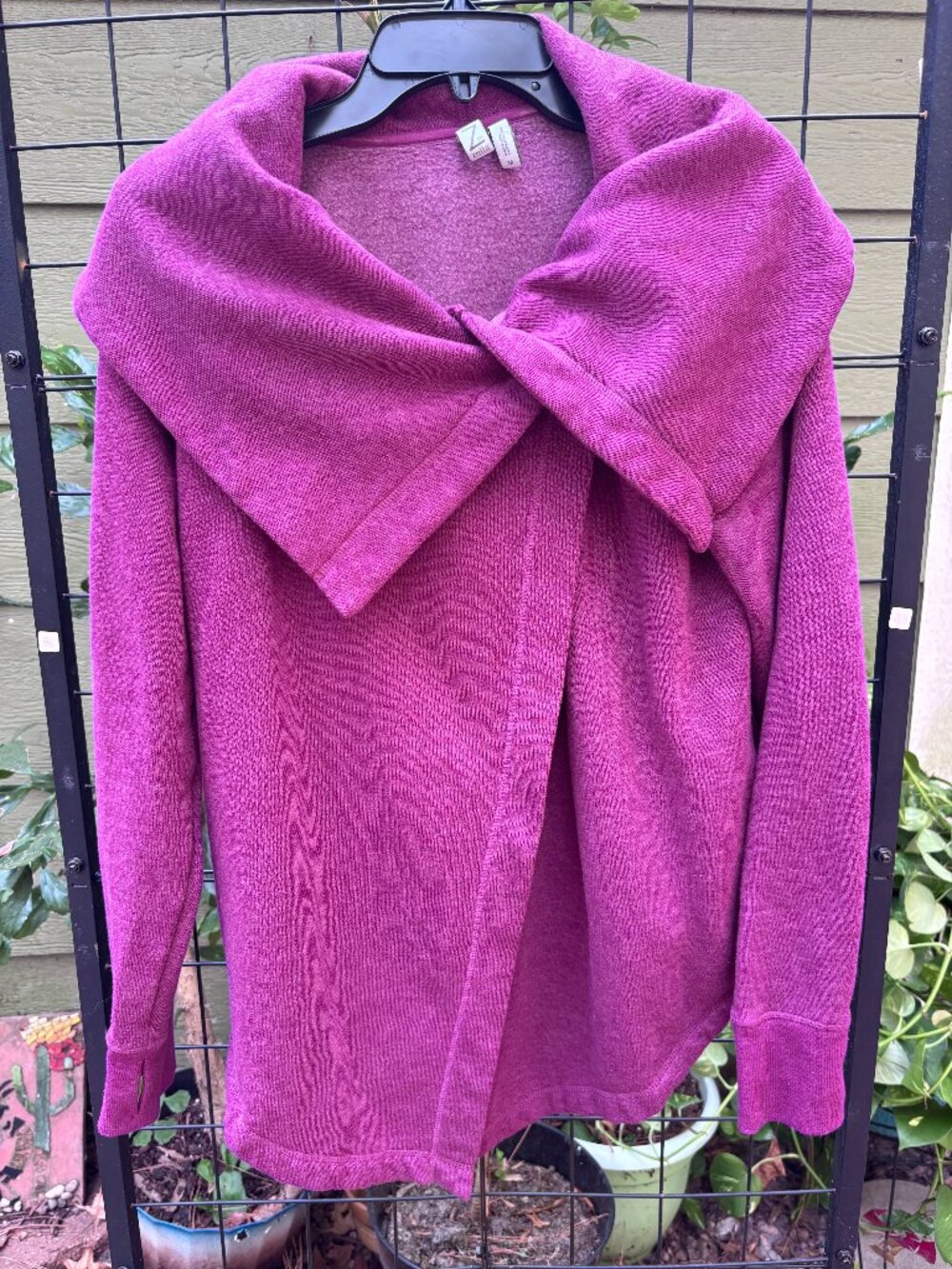 Z by Zella Med Ladies Fleece Cardigan